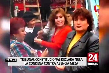 Caso Abencia Meza: Tribunal Constitucional declaró nula condena