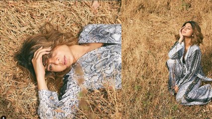 Jennifer Winget chilling in Farms during her Photoshoot: Check Out Here | FilmiBeat