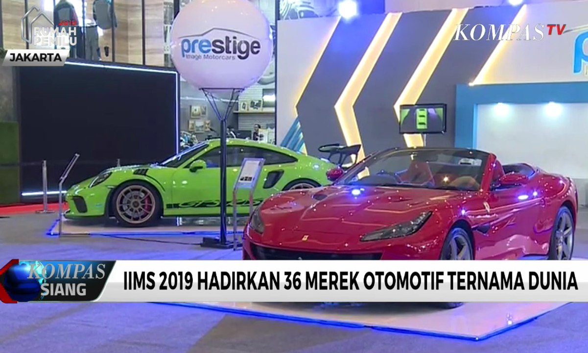 IIMS 2019 Hadirkan 36 Merek Otomotif Ternama Dunia