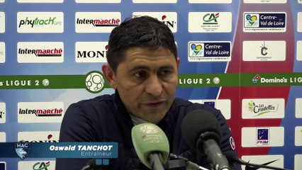 Après Châteauroux - HAC (1-0), réaction d'Oswald Tanchot