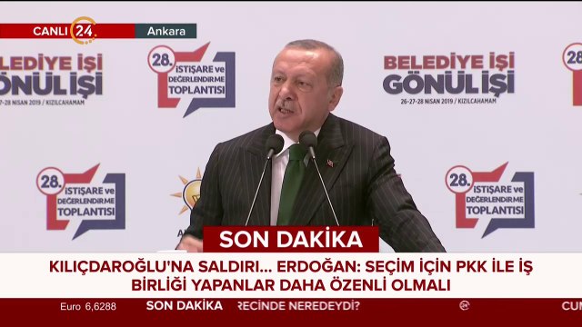 Biz sizin, bize saldırıda neler yaptığınızı iyi biliyoruz