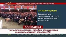 Başkan Erdoğan: Bu davanın adamı olduğunu söyleyenler seçim kampanyası sürecinde neredeydiler?
