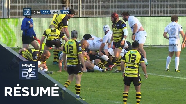 PRO D2 - Résumé Carcassonne-Provence Rugby: 33-24 - J29 - Saison 2018/2019