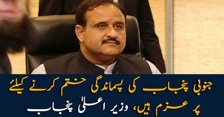 We will work for prosperity of Southern Punjab, CM Punjab