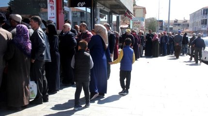 Erzincan'da Ucuz Et Kuyruğu