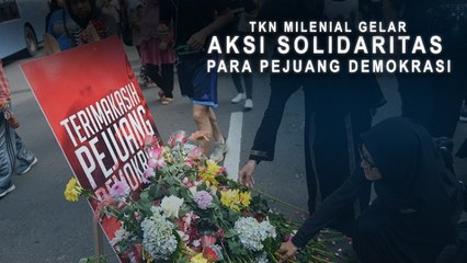 TKN Milenial Gelar Aksi Solidaritas Para Pejuang Demokrasi