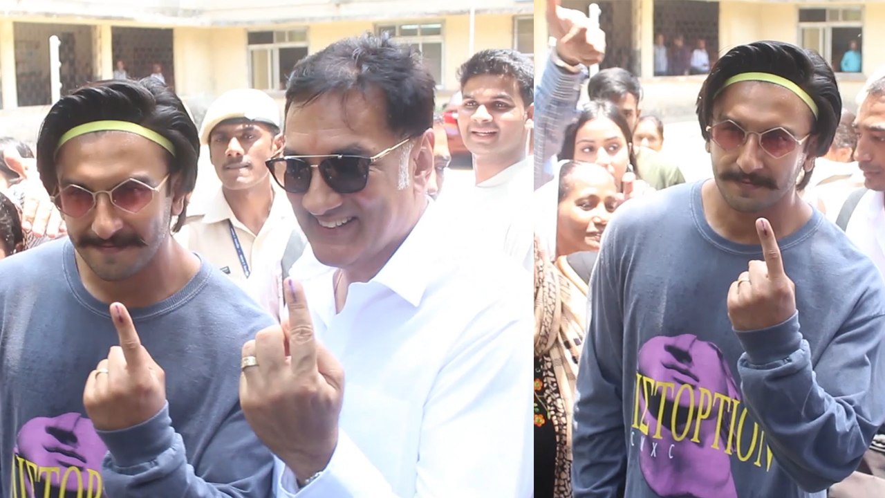 Lok Sabha Election 2019: Ranveer Singh ने करने पापा संग पहुंच डाला वोट; Watch Video | वनइंडिया हिंदी