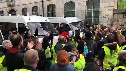 Besançon : ambiance pendant la manifestation des gilets jaunes