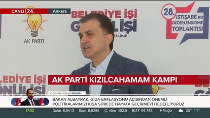AK Parti Sözcüsü Ömer Çelik konuşuyor