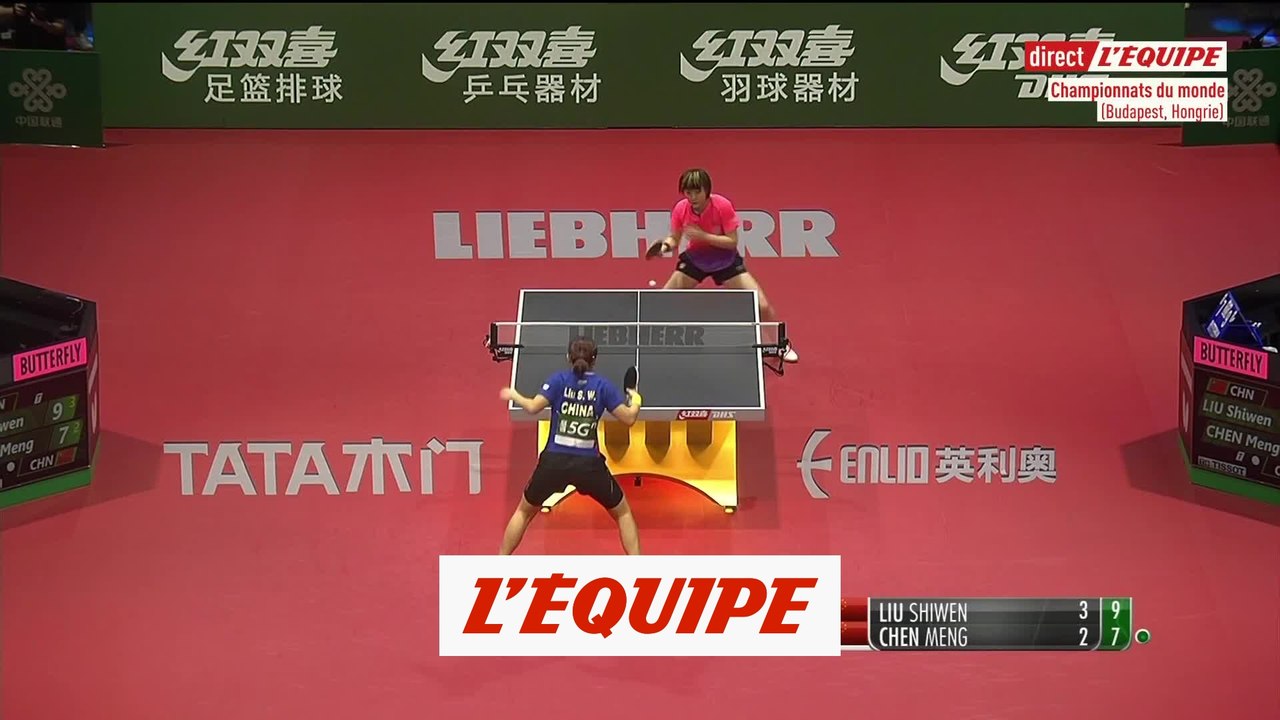 La Chinoise Liu Shiwen en or - Tennis de table - ChM (F)