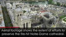 Authorities rush to protect Notre-Dame from storms