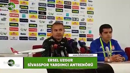 Ersel Uzgur: "1 puan aldığımız için memnunuz"