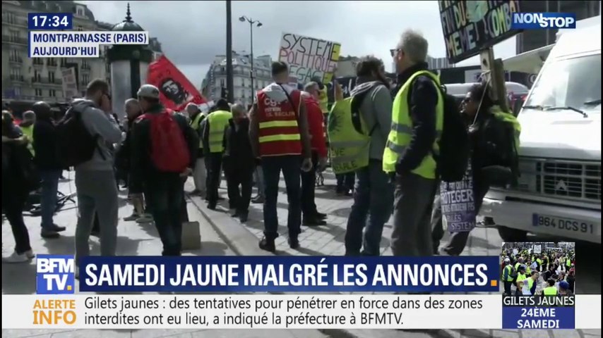 Paris: les gilets jaunes rassemblés place Wagram avant le départ de la  manifestation - CenturyLink