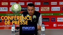 Conférence de presse Gazélec FC Ajaccio - FC Sochaux-Montbéliard (0-2) : Hervé DELLA MAGGIORE (GFCA) - Omar DAF (FCSM) - 2018/2019