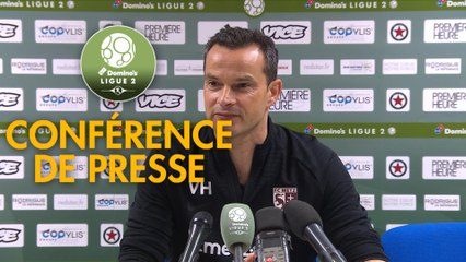 Conférence de presse Red Star  FC - FC Metz (1-2) :  (RED) - Frédéric  ANTONETTI (FCM) - 2018/2019