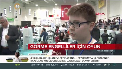 Görme engelliler için oyun