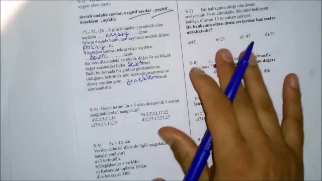 6. Sınıf MATEMATİK 2. Dönem 2. Yazılı Soruları ve Çözümü (%99 Çıkabilir )