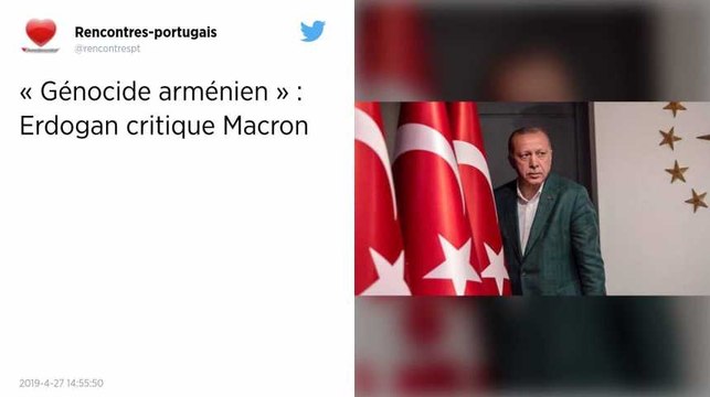 Opposé à ce que la France commémore le « génocide arménien », Erdogan s’en prend de nouveau à Macron