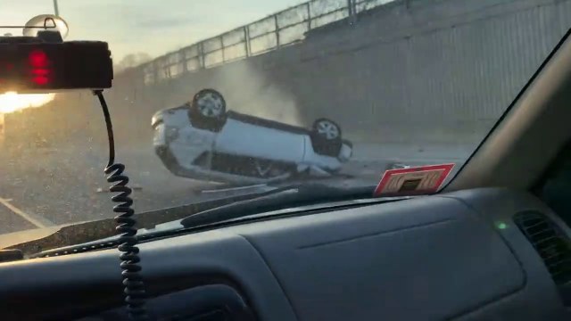 Intoxicated Stupid Drunk Driver Causes Major Accident On Highway