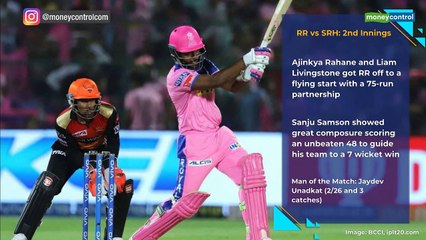 Unadkat, Samson star as RR continue rich form to keep IPL 2019 playoff hopes alive