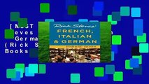 [MOST WISHED]  Rick Steves French, Italian   German Phrase Book (Rick Steves  Phrase Books) by