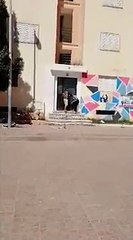 الأمن يطلق الرصاص على مجرم هدد بذبح مواطن في امزورن الحسيمة المغرب