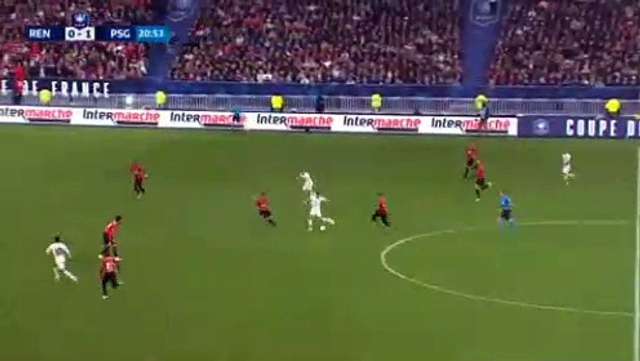 Neymar amazing goal Rennes vs Psg 0-2
