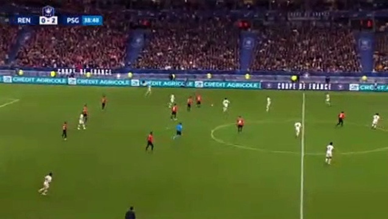 Kimpembe own goal Rennes vs psg 1-2