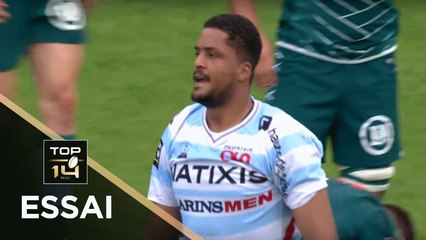 TOP 14 - Essai Boris PALU (R92) - Pau - Racing 92 - J23 - Saison 2018/2019