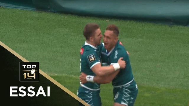 TOP 14 - Essai Jale VATUBUA (SP) - Pau - Racing 92 - J23 - Saison 2018/2019