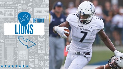 Lions select Travis Fulgham No. 184 in the 2019 draft