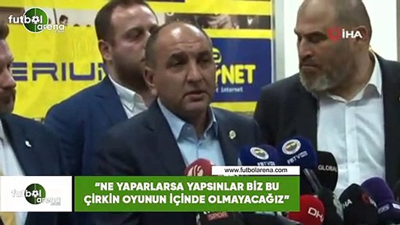 Semih Özsoy: "Ne yaparlarsa yapsınlar biz bu çirkin oyunun içinde olmayacağız"