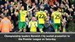 Norwich City promoted to Premier League