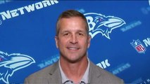 John Harbaugh explains importance of Ravens' draft announcers