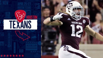 Texans select Cullen Gillaspia No. 220 in the 2019 draft