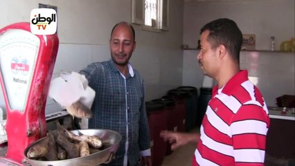 إقبال على محلات الفسيخ بالغردقة تزامنا مع شم النسيم
