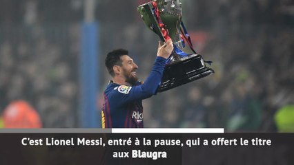 35e j. - Barcelone Champion d'Espagne!
