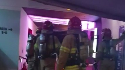 어벤져스 상영 메가박스 영화관에 화재 경보...600명 대피 / YTN