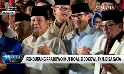 Pendukung Prabowo Ikut Koalisi Jokowi, TKN: Bisa Saja
