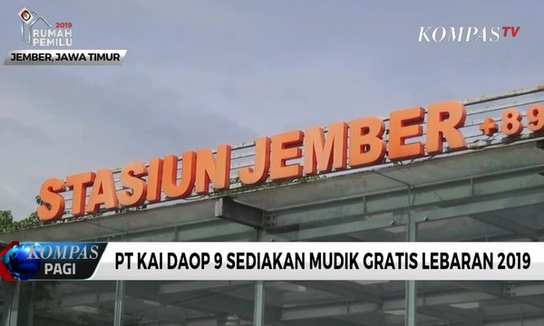 PT KAI Daop 9 Sediakan Mudik Gratis Lebaran 2019