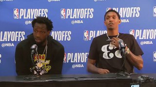 Patrick Beverley Gives Kevin Durant All The Respect With Lou Williams After Game 6 Loss vs Warriors!