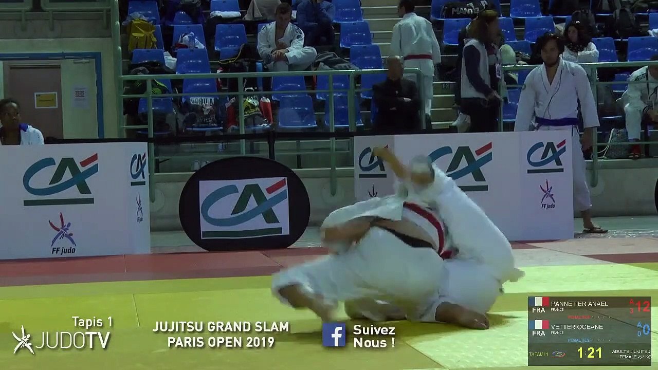TAPIS 1 - JUJITSU GRAND SLAM PARIS OPEN 2019 - REPLAY J2
