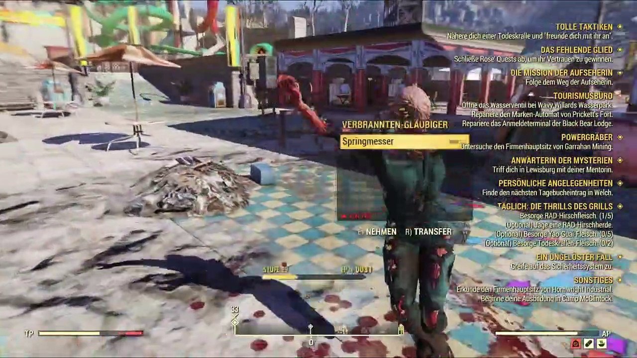 Fallout 76 ☢ Das große grüne Krokodil | deutsch | gameplay