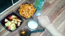عصير بالمشمش و الخوخ / jus aux abricots et péches