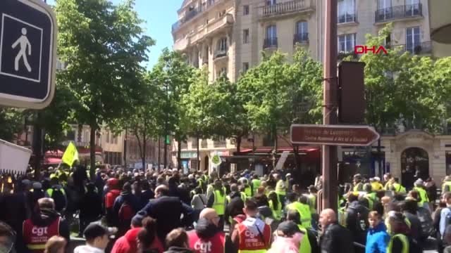 Dha-Dış-Sarı Yelekliler Gösterileri Strasburg'daki AB Parlamentosu'na Taşındı