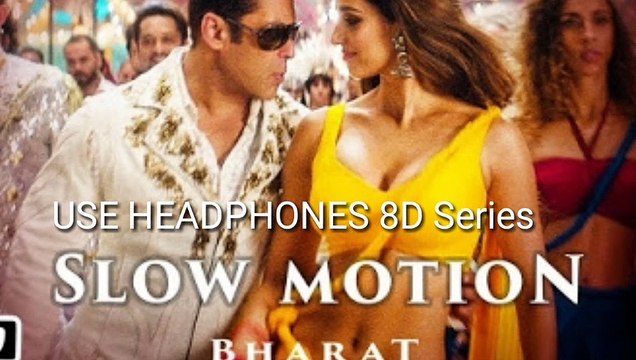 Slow motion song 8D audio |Bharat movie | Salman Khan| Hot Disha Patani in yellow sahri