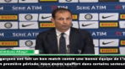 34e j. - Allegri : "Nous avons souffert"