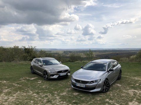 Comparatif : Volvo V60 vs Peugeot 508 SW