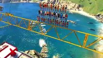 GTA 5 Water Ragdolls _ SPIDERMAN Jumps-Fails (Euphoria physics _ Funny Moments)