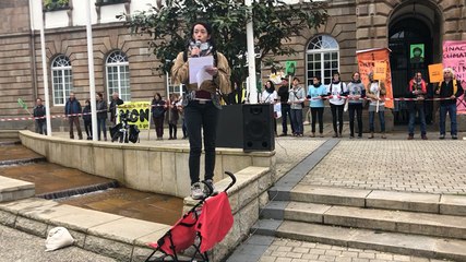Extinction rebellion : première action à Morlaix